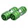 Set peg BMX, verde/crom, 70 x 25 mm, RR1410