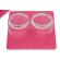 Suport si prinzator termorezistent din silicon pentru vase, patrat, pink, RY1347
