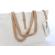 Geanta shopper dama, bej, 42 x 29 cm