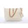 Geanta shopper dama, bej, 42 x 29 cm