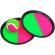Set 2 palete cu minge, velcro, pink/verde, HS078