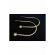 Set accesoriu de prindere perdea / draperie, 2 bucati, alama, HOLDBACK