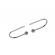 Set accesoriu de prindere perdea / draperie, 2 bucati, crom,HOLDBACK