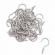 Set carlig filetat, 65 mm, 50 bucati/set, QH1406