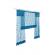 Set inele metalice pentru perdea, 6 bucati, crom