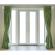 Set inele metalice pentru perdea, 6 bucati, crom
