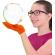 Set joc cu baloane de sapun, solutie si manusi Juggle Bubble, JUGGLE