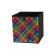 Cutie textil pliabila pentru depozitare, cu paiete multicolor , 27 x 27 x 28 cm, 8102