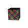 Cutie textil pliabila pentru depozitare, cu paiete multicolor , 27 x 27 x 28 cm, 8102