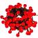 Ghirlanda luminoasa de exterior LED Berry, 160 LED-uri, Rosu, 15.9 m, BERRY160