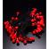 Ghirlanda luminoasa de exterior LED Berry, 160 LED-uri, Rosu, 15.9 m, BERRY160