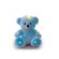 Jucarie de plus ursulet cu lumina, alb, Grafix, R05-1015