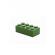 Set de constructie pentru copii, 250 bucati, asortate, Block Tech, Verde/Maro, R65-1038