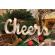 Banner decorativ cu LED CHEERS, VIVO