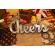 Banner decorativ cu LED CHEERS, VIVO