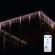 Instalatie luminoasa tip perdea 200 LED-uri,15.8M, Alb Cristal cu telecomanda VIVO