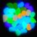 Pietricele decorative fluorescente ,T4485-mixed, Vivo