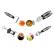 Set 25 ustensile bucatarie din otel inoxidabil, Vivo