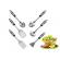 Set 25 ustensile bucatarie din otel inoxidabil, Vivo