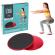 Discuri fitness alunecare 17.8cm, Discuri Fitness glisante , Rosu/negru, 2 buc