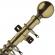 Galerie extensibila din otel, pentru perdea, 90-160 cm, grosime 28 mm, Antic Brass , Vivo