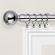 Galerie extensibila din otel, pentru perdea, 90-160 cm, grosime 28 mm, Chrome, Vivo