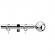 Galerie extensibila din otel, pentru perdea, 90-160 cm, grosime 28 mm, Chrome, Vivo