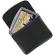 Husa protectie din piele, cu inchidere magnetica, pentru GPS, 14,5 x 9,5 x 3cm, negru, Vivo