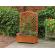 Jardiniera de gradina cu pergola, 100 x 60 x 26 cm, Kingfisher