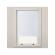 Rulou din material textil, 180 x 160 cm, alb, Plain Daylight, Vivo