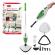 Mop electric cu aburi 1500W, aparat multifunctional 11 in 1, Quest 41990