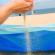 Patura tip plasa pentru plaja, 150 x 200 cm, albastru, Beach Mat