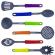 Set 7 ustensile cu suport rotativ pentru bucatarie, Alpina 22709