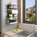 Suport de bucatarie magnetic 46 x 30 cm, negru