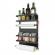 Suport de bucatarie magnetic 46 x 30 cm, negru