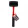 Ciocan de cauciuc, cu maner din fibre de sticla, 970g, DT10224, Dekton