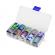 Set 10 decoratiuni unghii, Global Fashion, folii de transfer, abstractie, Mix