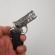 Bricheta antivant lanterna pistol metal, dalimag, 13 cm
