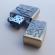 Bricheta tip zippo, 3d relief, metalica, king of 4wd m2