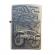 Bricheta tip zippo, 3d relief, metalica, king of 4wd si lichid zippo 125 ml m2