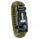 Bratara de supravietuire in aer liber, tip army, 5 in 1, paracord, busola , fluier, cutit, cremene, verde