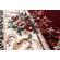 Covor clasic sufragerie , model oval 507 201, rosu crem