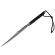 Cutit de vanatoare ideallstore®, extreme battle, negru, 28.5 cm, teaca inclusa