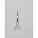 Foarfeca profesionala tuns par, 180 mm, otel inoxidabil, 60 grame
