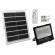 Kit solar, proiector led cu telecomanda si panou solar ip 66, 25w