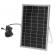 Kit solar, proiector led cu telecomanda si panou solar ip 66, 25w