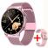 Ceas Smartwatch Z31, HD 1.32’’, Ultra subtire 9.5mm, IP67 Waterproof, MP3 Playback, Dynamic music, Apelare Bluetooth, Compatibil Android, IOS, Ecran curbat rezolutie 360*360 pixeli, Fitness Tracker, Health Tracker, Curea Metalica si Silicon, Roz