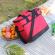 Geanta termoizolanta pentru picnic sau plaja, capacitate 16l, culoare rosie