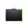 Mousepad gaming, iluminare RGB, 25.5cm x 35.5cm, 1.8 m lungime cablu, Negru, GamerX, ELE6219OB