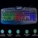 Tastatura mecanica pentru gaming cu iluminare RGB, cu cablu de 140 cm, negru, GamerX, ELE6214OB